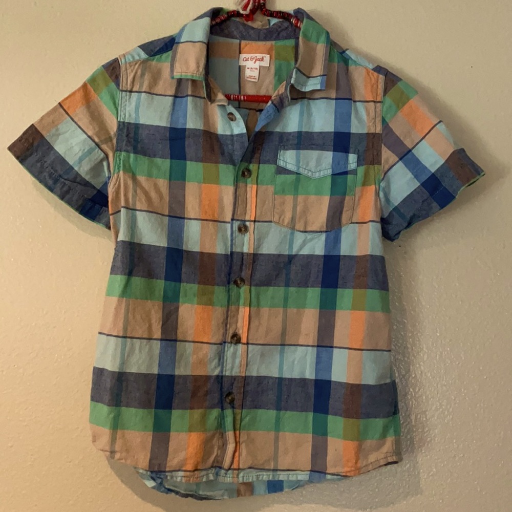 Plaid shirt with pocket 👕